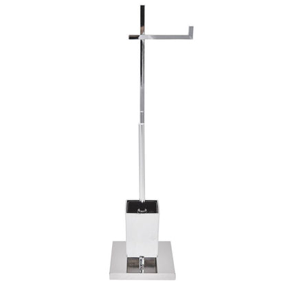 Toiletpapirholder med Børste Ulapes Metal Sølv 1 stk.