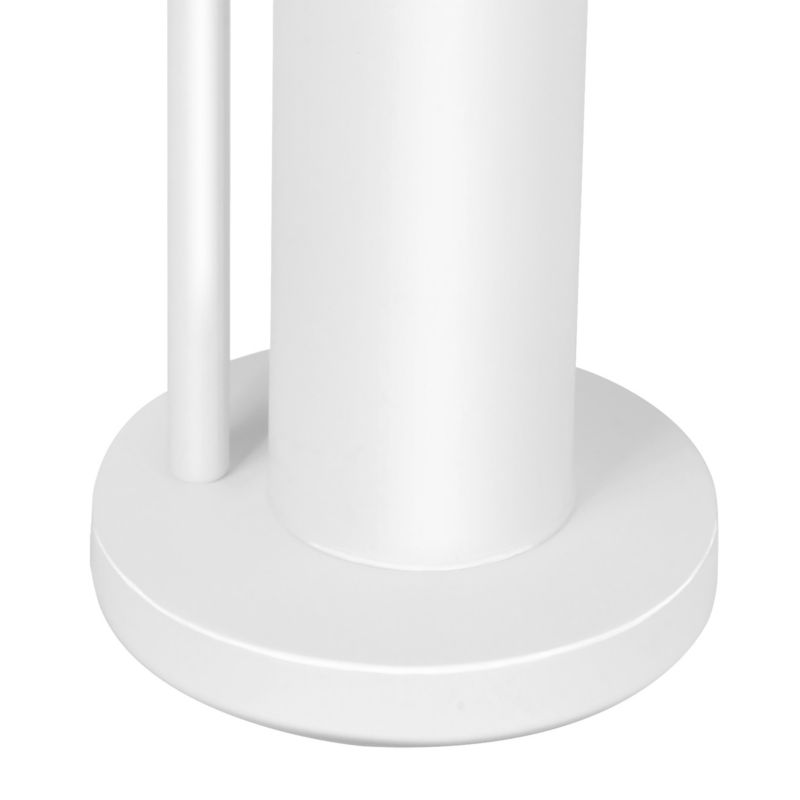 Toiletbørsteholder Sepio Hvid Mat Stål 19x19x72 cm | 5901583506994