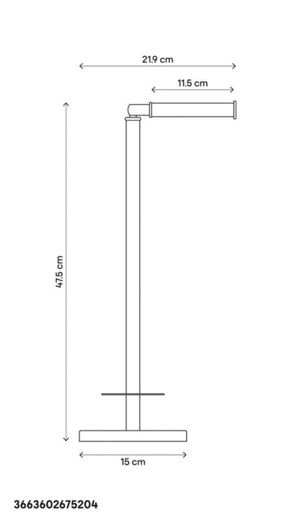 GoodHome Ormara reservetoiletpapirholder