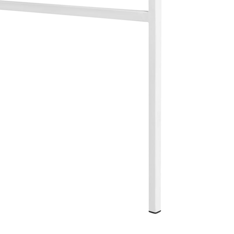 Håndklædestativ Metal Hvid 50x165 cm 5 Skinner