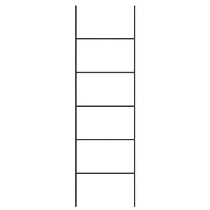 Håndklædestativ Stigedesign 50x165 cm Sort | 4251682246897