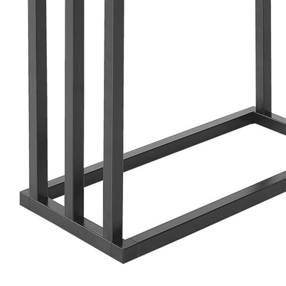 Stående Håndklædeholder Charras Metal Sort 45x84 cm