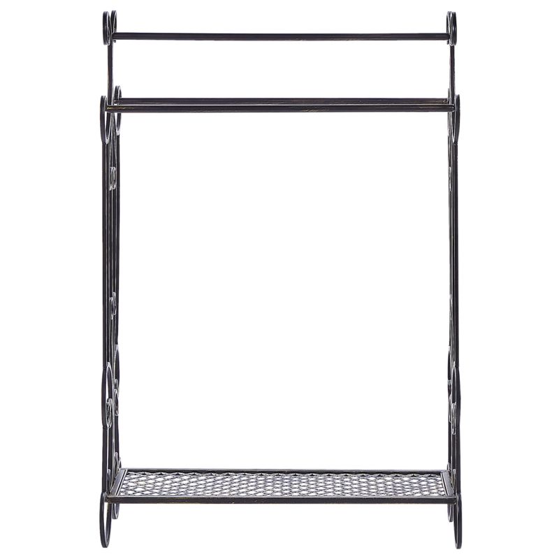 Håndklædestativ Gladis Metal Sort 60x35x90 cm