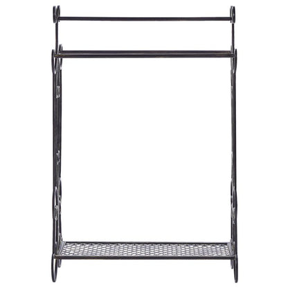 Håndklædestativ Gladis Metal Sort 60x35x90 cm