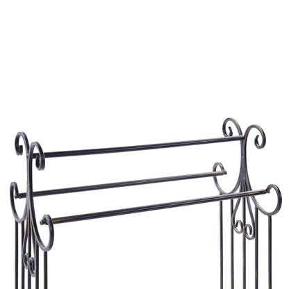 Håndklædestativ Gladis Metal Sort 60x35x90 cm