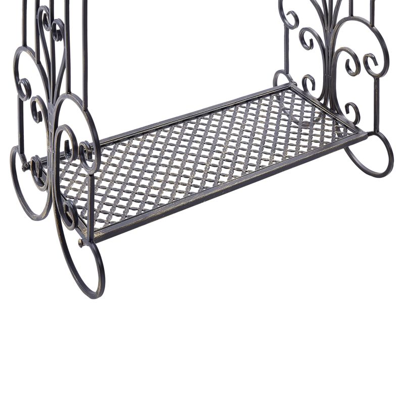 Håndklædestativ Gladis Metal Sort 60x35x90 cm