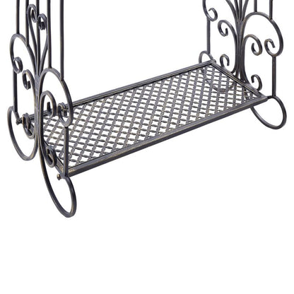 Håndklædestativ Gladis Metal Sort 60x35x90 cm