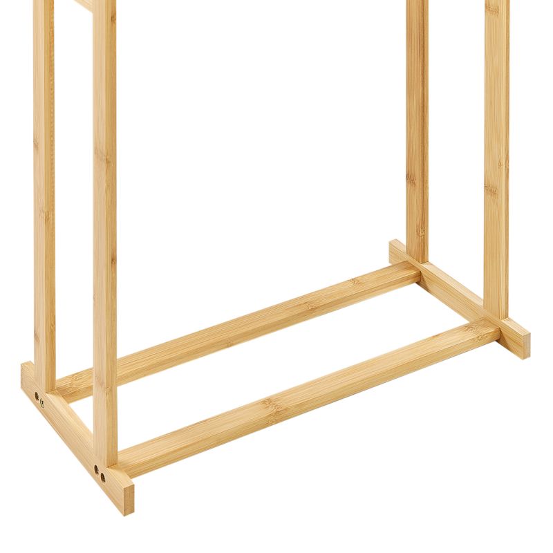 Bambus Håndklædestativ Hoboken 45x21x84 cm Brun 1 stk.
