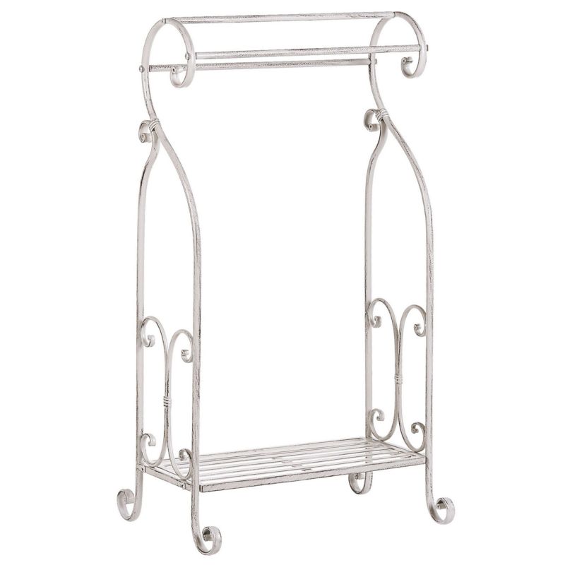 Håndklædestativ Linares Metal Hvid 49x33x91 cm