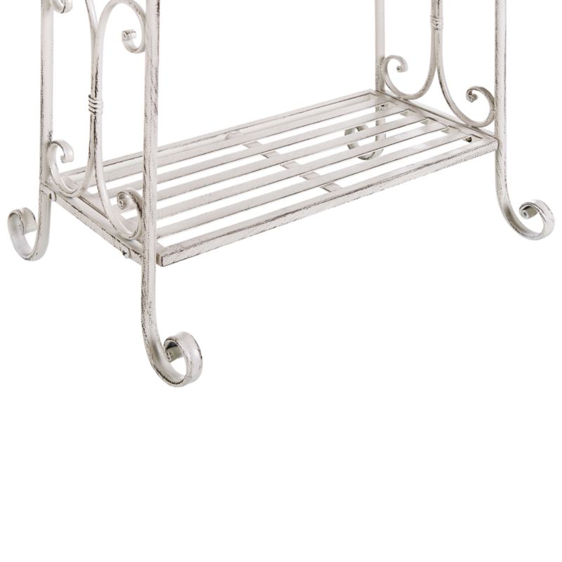 Håndklædestativ Linares Metal Hvid 49x33x91 cm