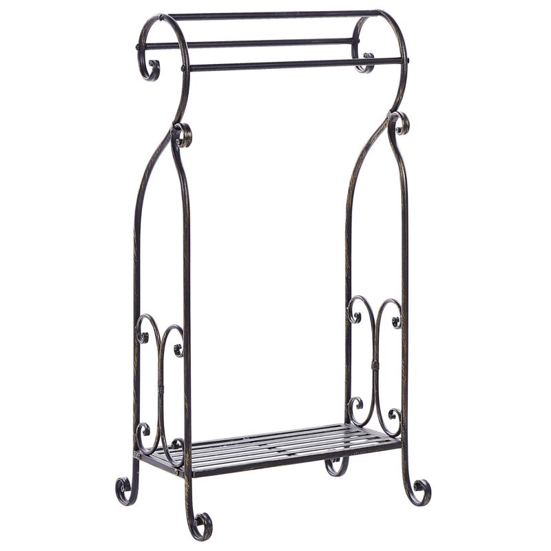 Håndklædestativ Linares 49x33x91 cm Sort | 4251682283885