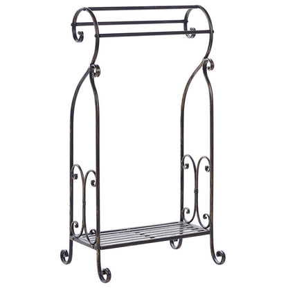 Håndklædestativ Linares 49x33x91 cm Sort | 4251682283885