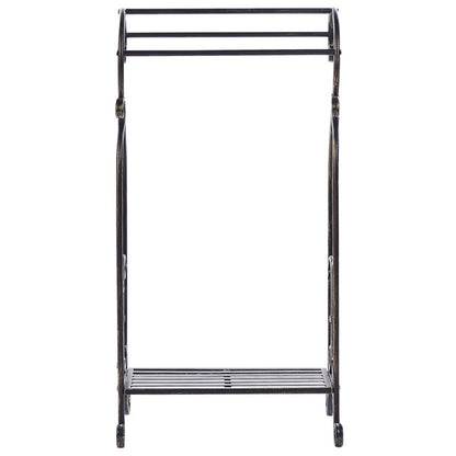 Håndklædestativ Linares 49x33x91 cm Sort | 4251682283885