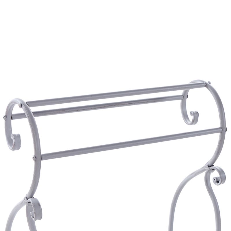 Håndklædestativ Linares Metal Grå 49x33x91 cm