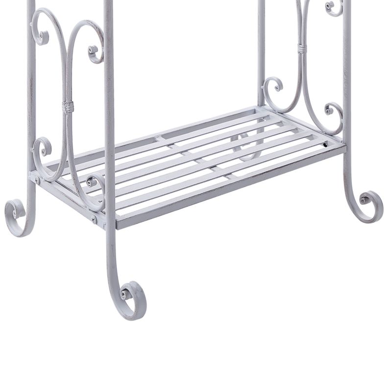 Håndklædestativ Linares Metal Grå 49x33x91 cm