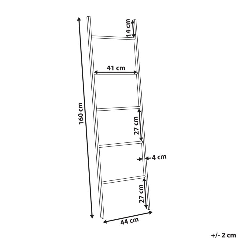 Bambusstativ til Håndklæder Manaus 44x160 cm Brun