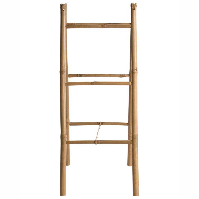 Bambusstativ til Håndklæder 60x40x95 cm Naturlig 1 stk.