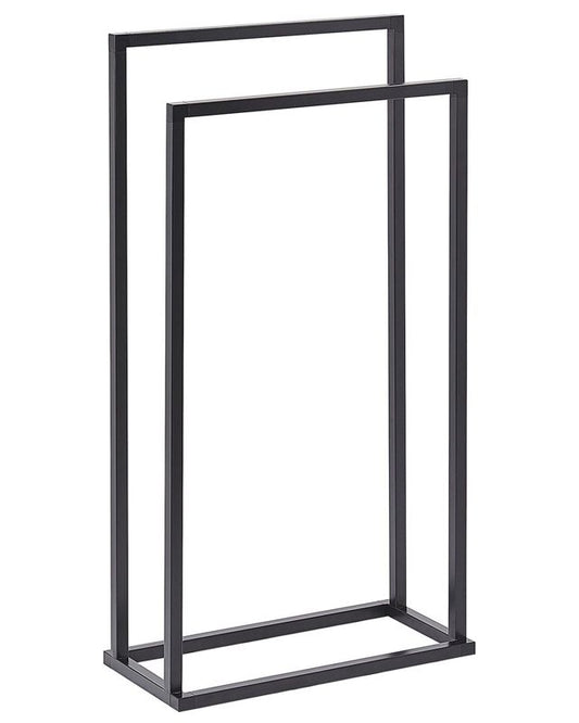 Recreo metal håndklædestativ sort 1 stk.