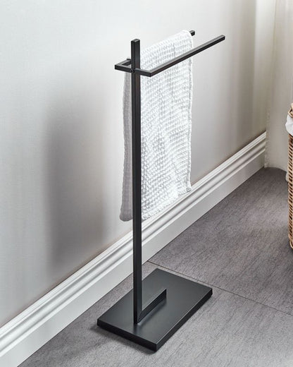 Håndklædeholder SELVA 45x20x86 cm Sort | 4255664834461