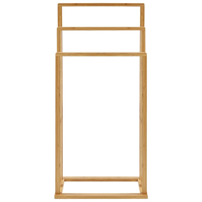 Håndklædestativ TUPELO 40x24x81 cm Lysebrun | 4255664880352