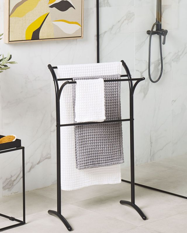 Håndklædestativ Yopal Metal Sort 51x37x91 cm | 4251682277785