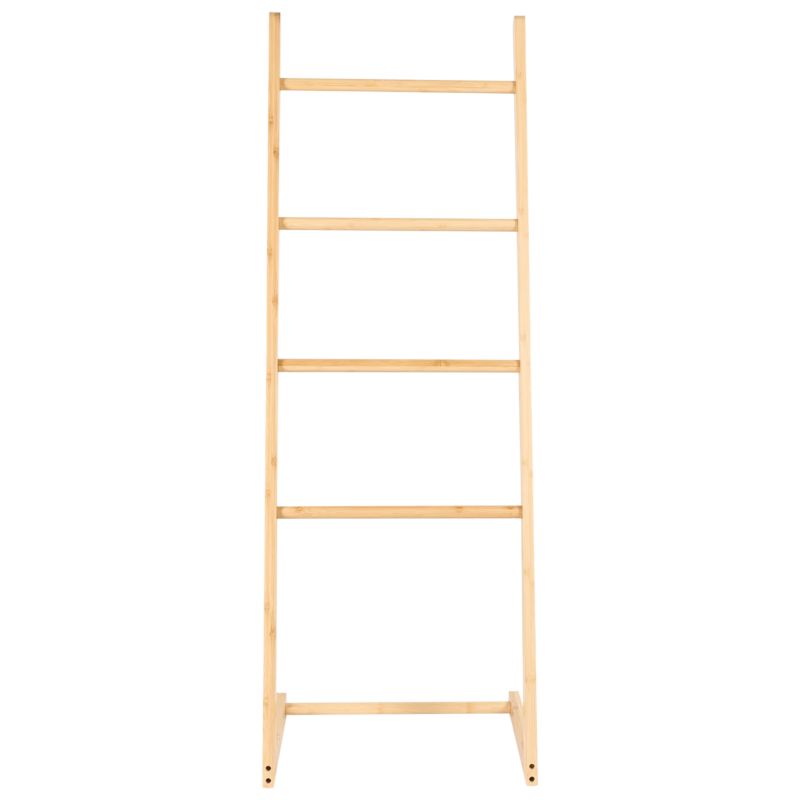 Bambusstativ til Håndklæder 40x33x114 cm Brun 1 stk.