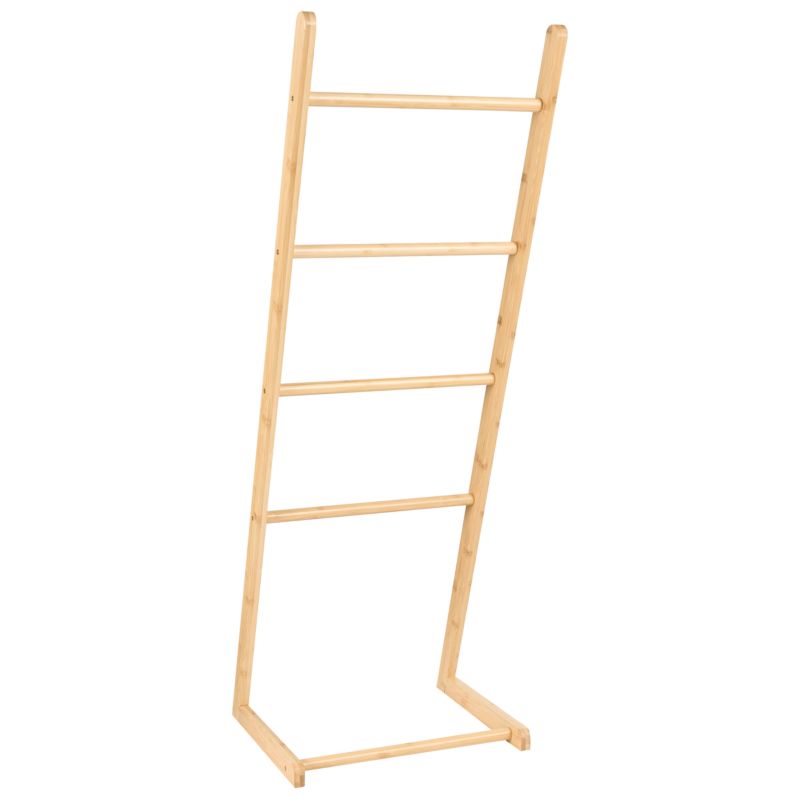 Bambusstativ til Håndklæder 40x33x114 cm Brun 1 stk.
