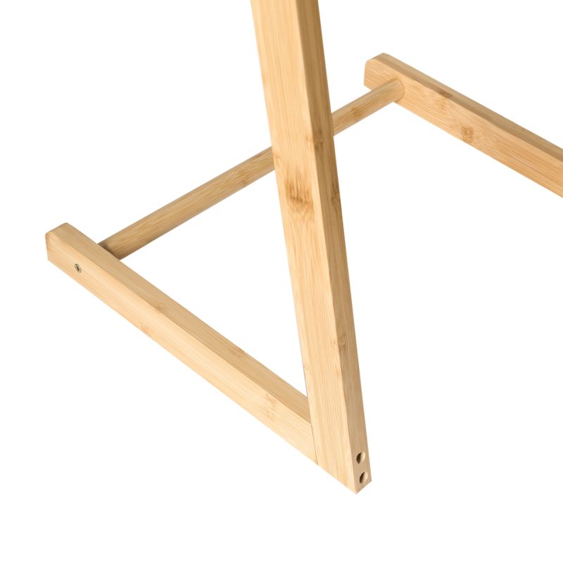 Bambusstativ til Håndklæder 40x33x114 cm Brun 1 stk.