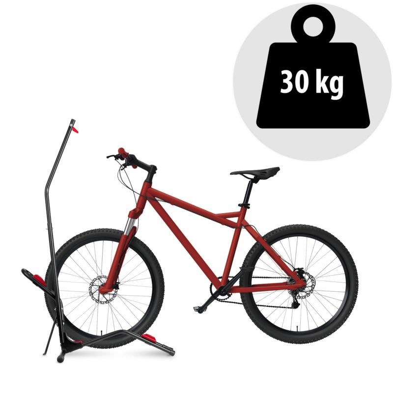 Humberg cykelstativ serviceophæng til cykel 30 kg stål sort 1 stk.