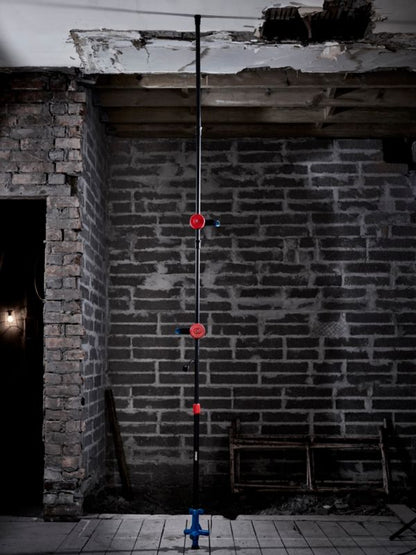 Stativ med 2 Clips Sort/Blå 1,46 m