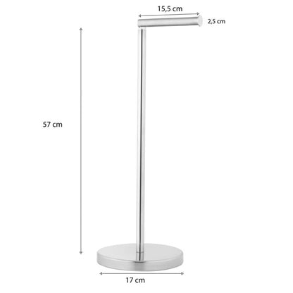Toiletpapirstativ med Holder Krom 57 cm P.SP52