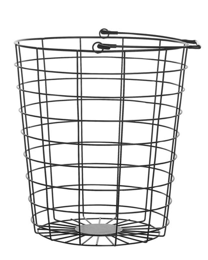 Metalstativ med 3 trådkurve på hjul, sort Ayapal, 1 stk.