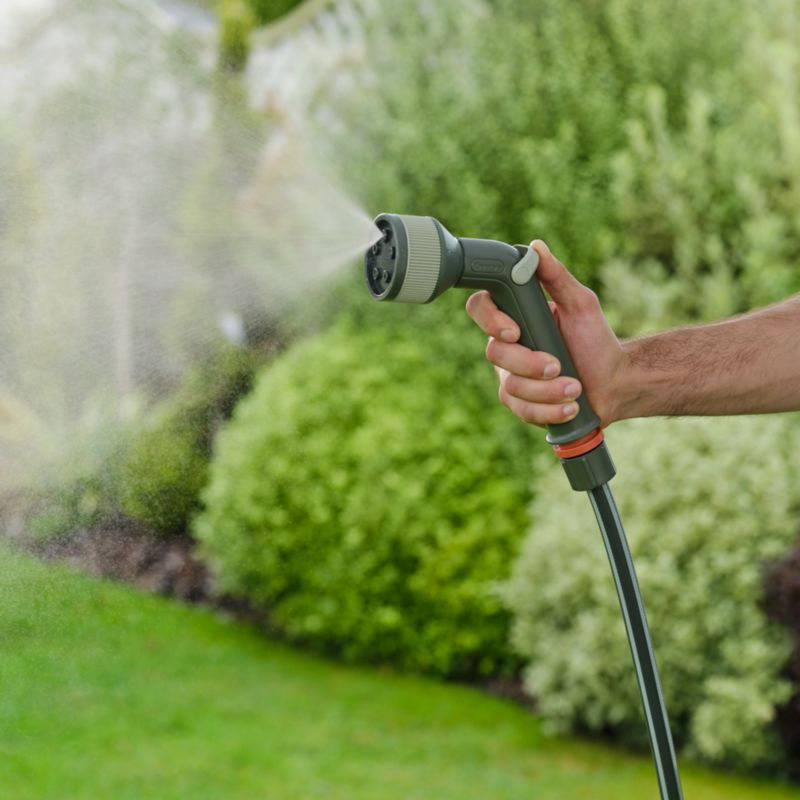 Verve slangeholder med 25 m 1/2" slange og fodpedal