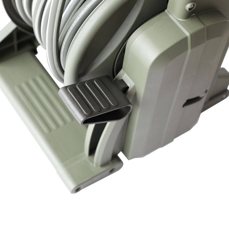 Verve slangeholder med 25 m 1/2" slange og fodpedal