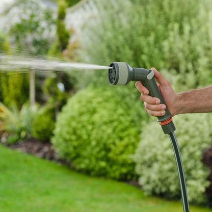 Verve slangeholder med 25 m 1/2" slange og fodpedal