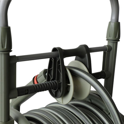 Verve slangeholder med 25 m 1/2" slange og fodpedal