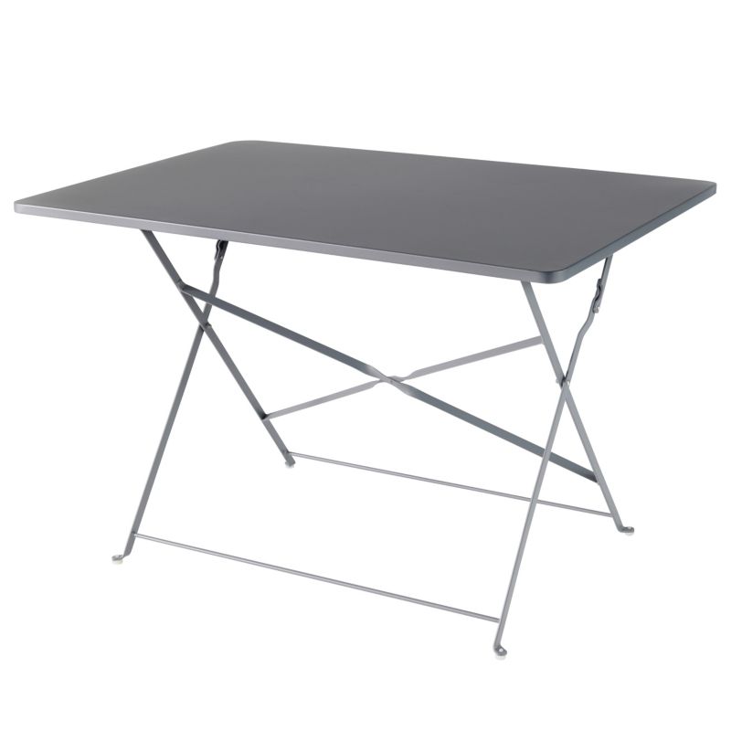 GoodHome Saba bord 110 x 70 x 70 cm i grå