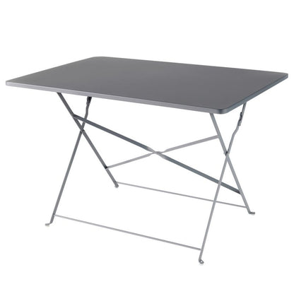 GoodHome Saba bord 110 x 70 x 70 cm i grå