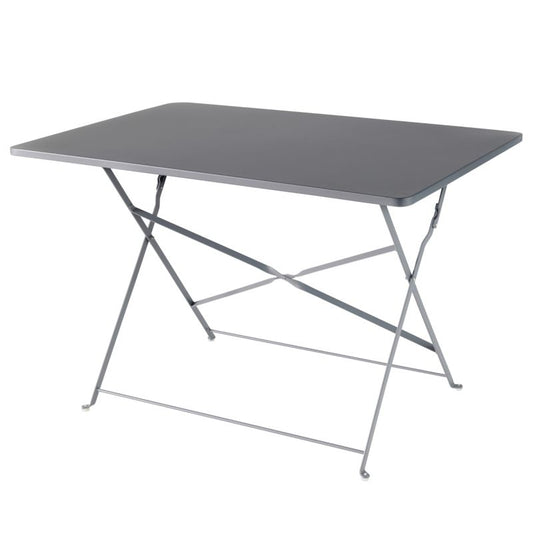 GoodHome Saba bord 110 x 70 x 70 cm i grå