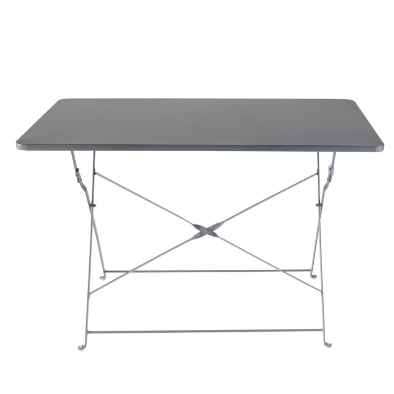 GoodHome Saba bord 110 x 70 x 70 cm i grå