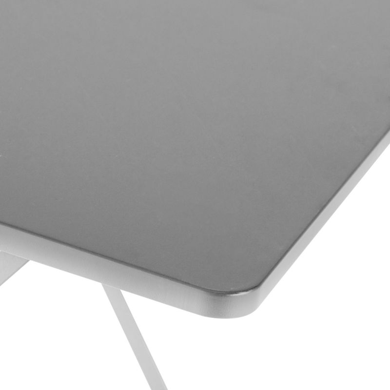 GoodHome Saba bord 110 x 70 x 70 cm i grå
