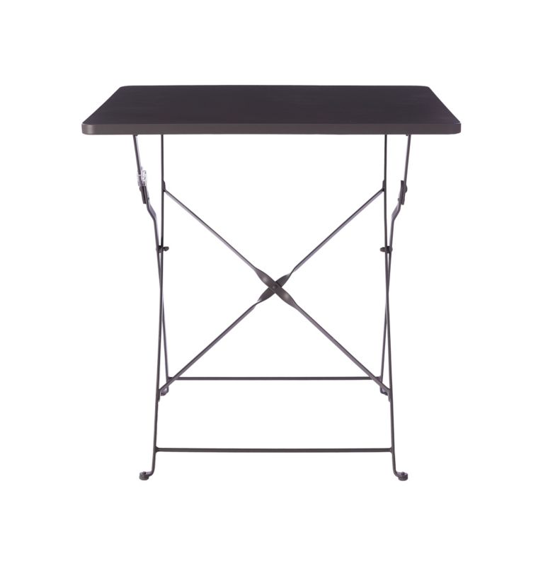 GoodHome Saba bord 70 x 70 x 70 cm i antracit