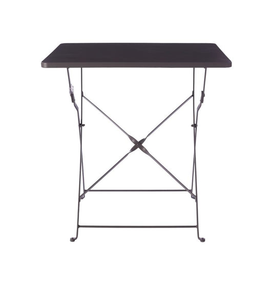 GoodHome Saba bord 70 x 70 x 70 cm i antracit
