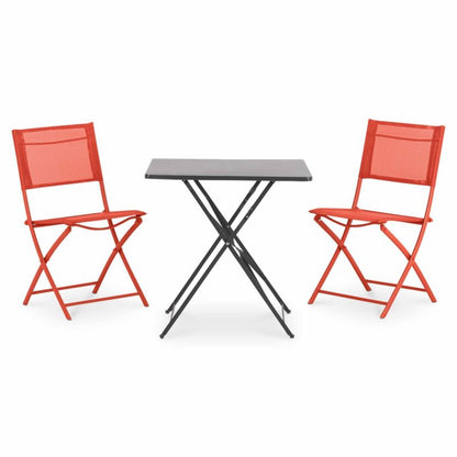 GoodHome Saba bord 70 x 70 x 70 cm i antracit