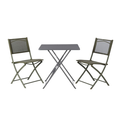 GoodHome Saba bord 70 x 70 x 70 cm i antracit