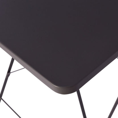 GoodHome Saba bord 70 x 70 x 70 cm i antracit