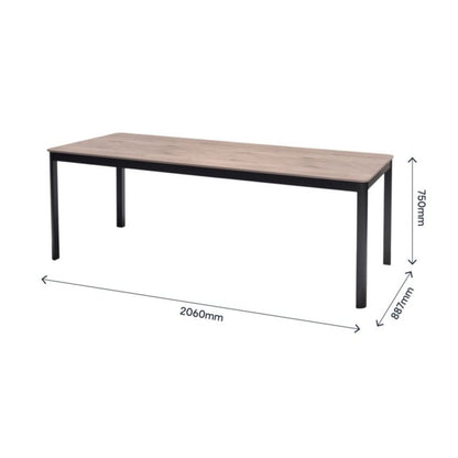 GoodHome Thilia stort havebord