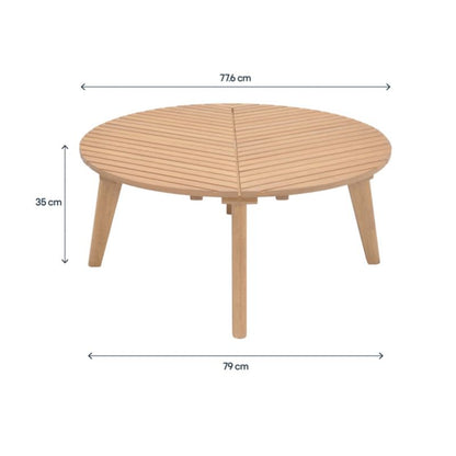 Rundt havebord GoodHome Hania 78 cm