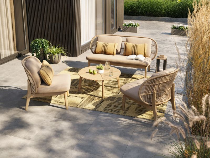 Rundt havebord GoodHome Hania 78 cm