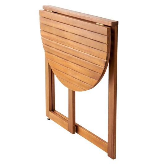 Halvrundt bord GoodHome Virginia 70 cm